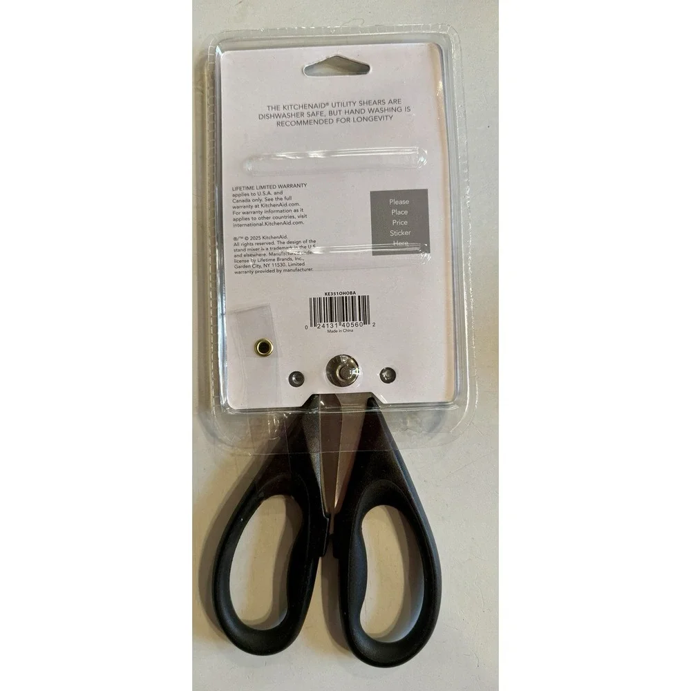 Kitchenaid Shears Kitchen scissors Stainless Steel Blade‎ Black